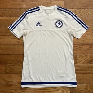 Adidas Chelsea FC 2015 Training Warm Up Football Soccer Jersey Small